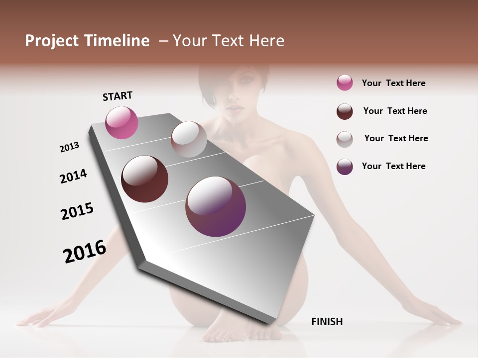 Beautiful Lovely Young PowerPoint Template