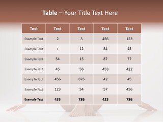 Beautiful Lovely Young PowerPoint Template