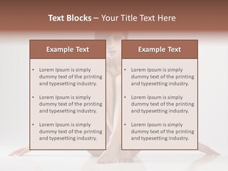 Beautiful Lovely Young PowerPoint Template