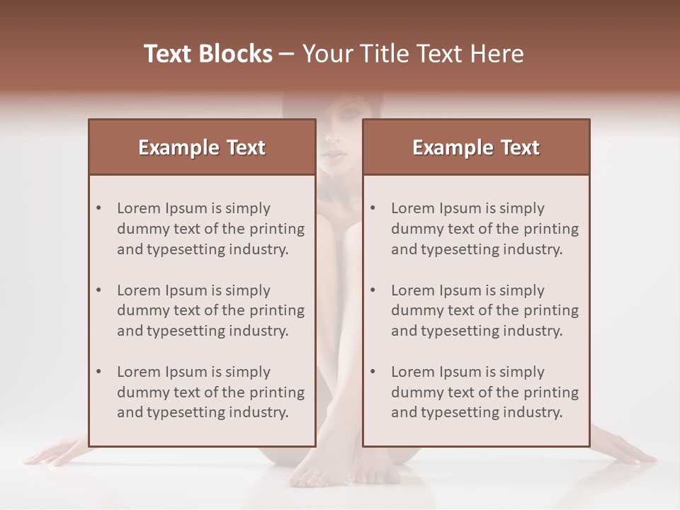 Beautiful Lovely Young PowerPoint Template