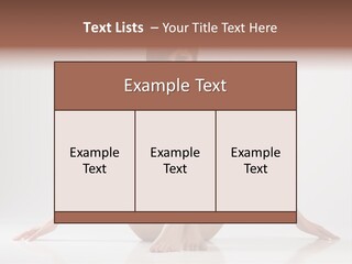 Beautiful Lovely Young PowerPoint Template