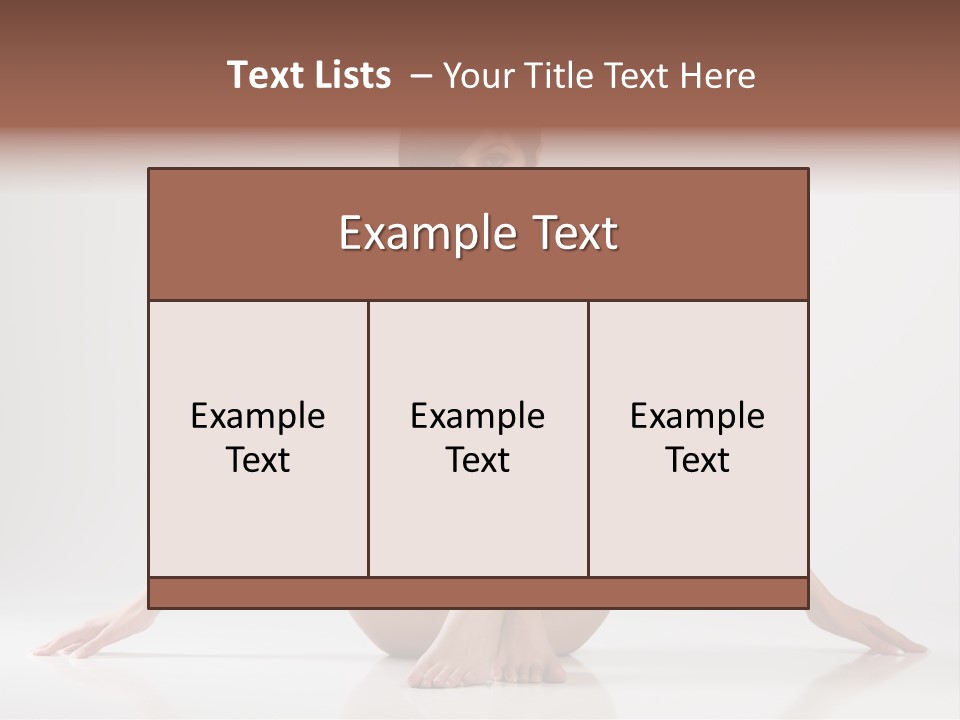 Beautiful Lovely Young PowerPoint Template