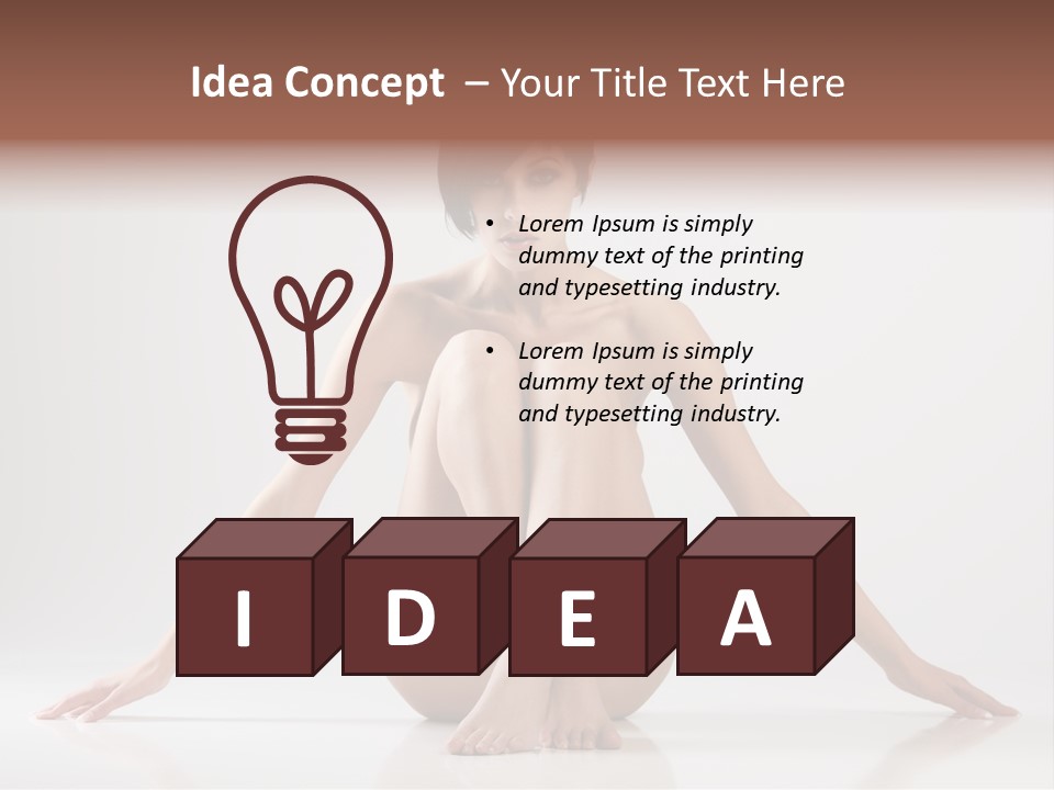 Beautiful Lovely Young PowerPoint Template