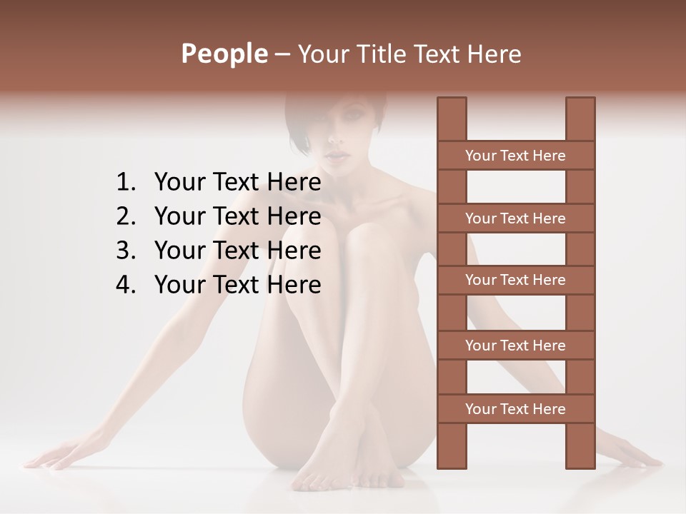 Beautiful Lovely Young PowerPoint Template