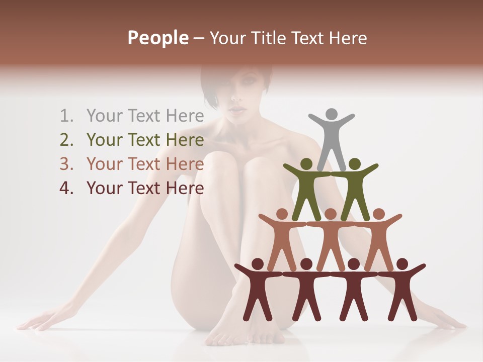 Beautiful Lovely Young PowerPoint Template