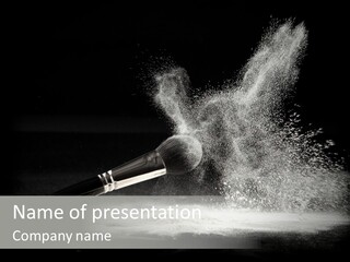 Skin Brush Glamour PowerPoint Template