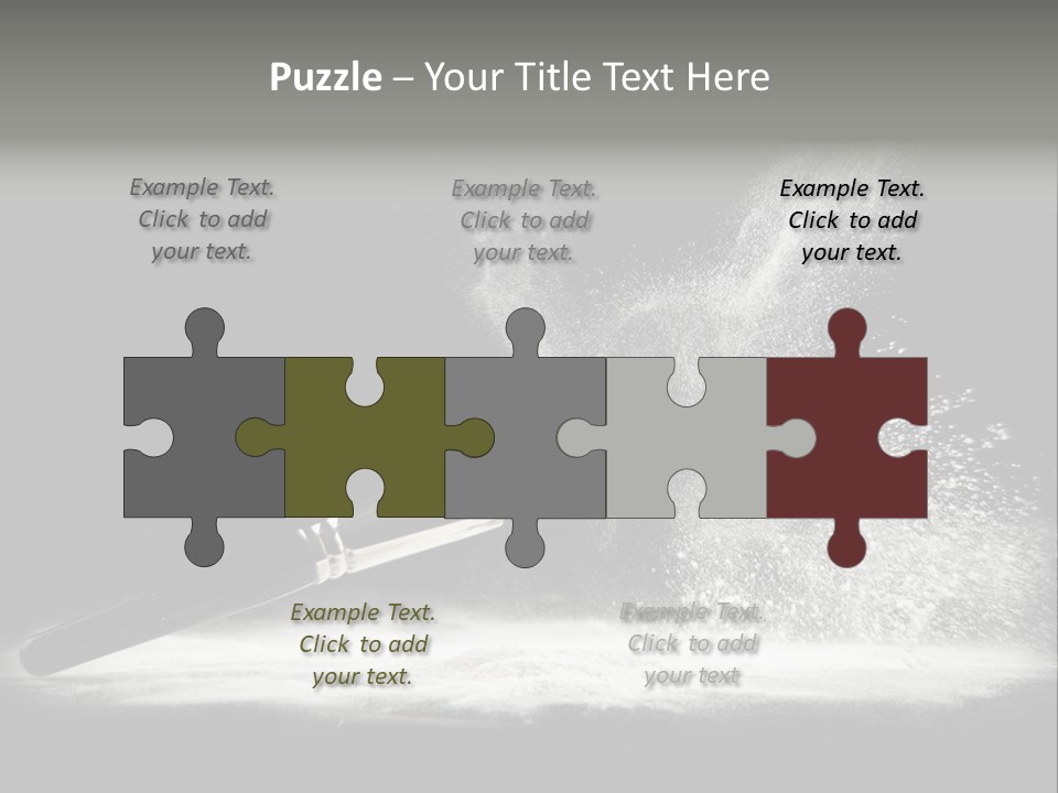 Skin Brush Glamour PowerPoint Template