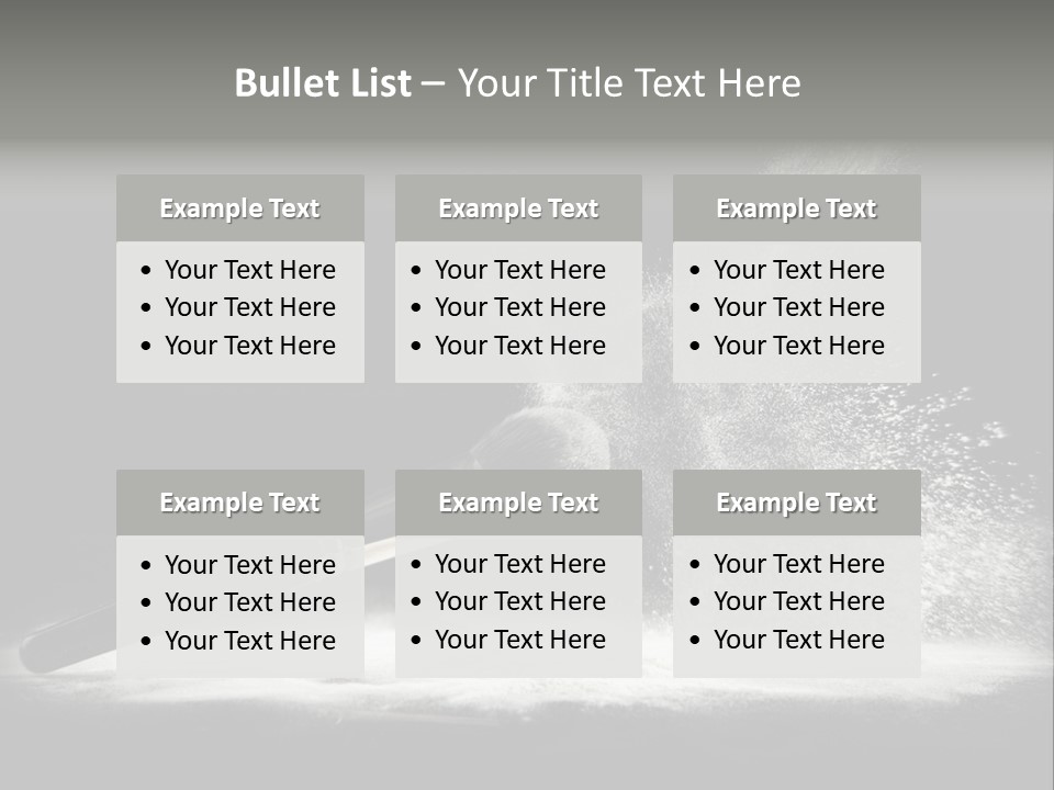 Skin Brush Glamour PowerPoint Template