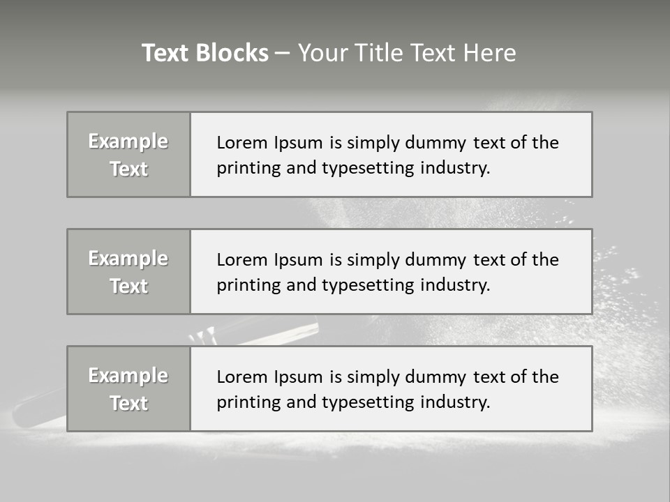 Skin Brush Glamour PowerPoint Template