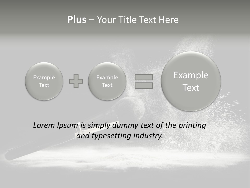 Skin Brush Glamour PowerPoint Template