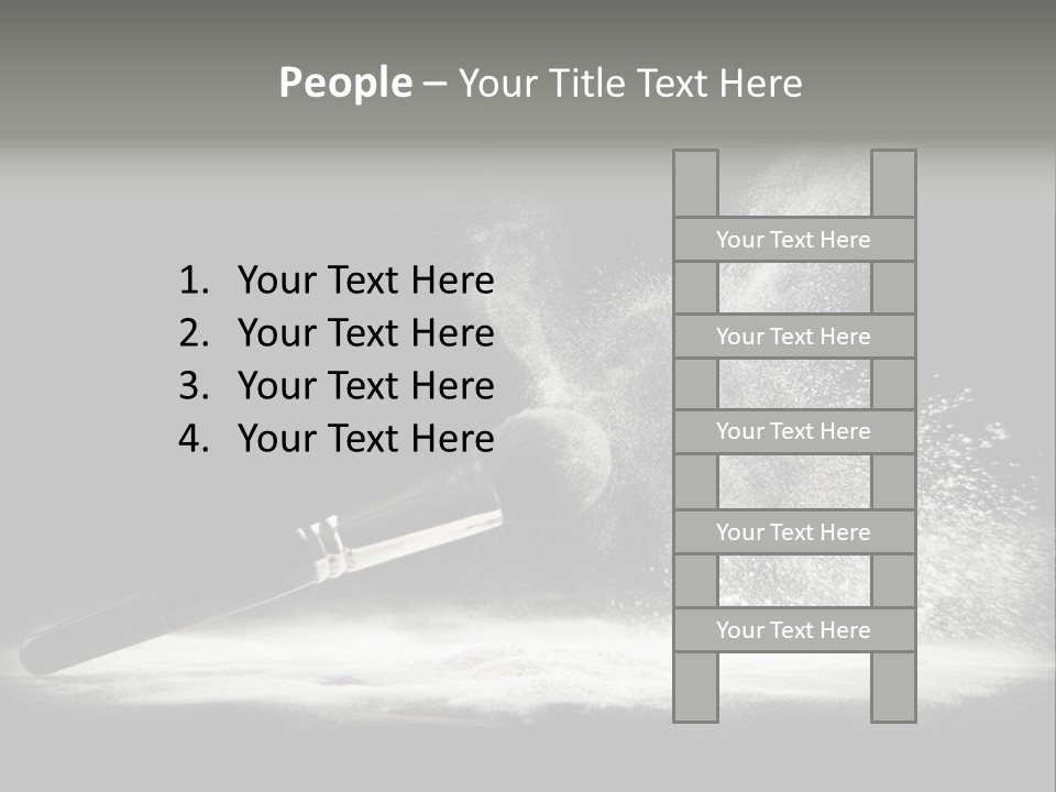 Skin Brush Glamour PowerPoint Template