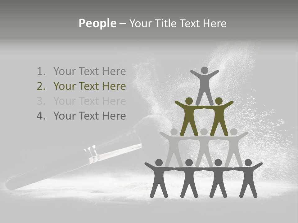 Skin Brush Glamour PowerPoint Template