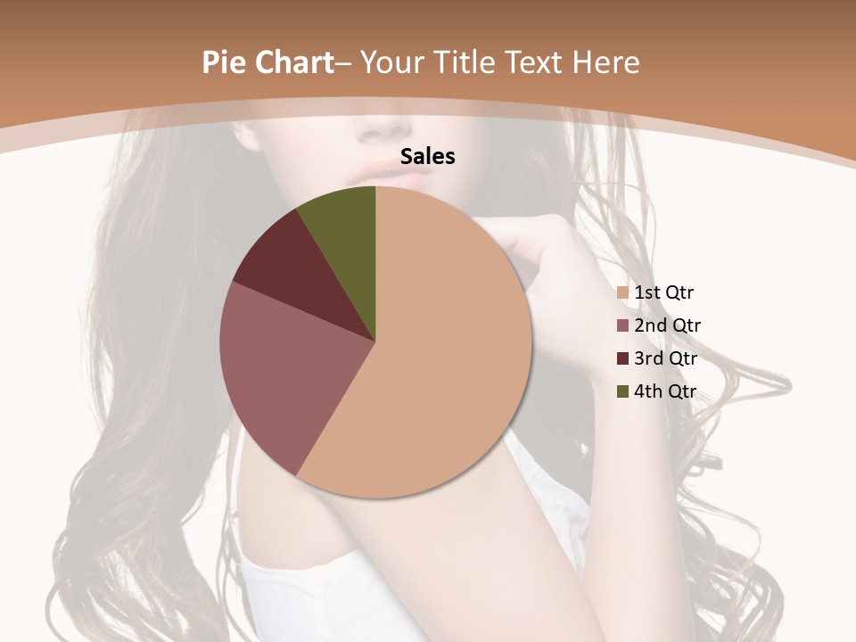 Caucasian Long Fashion PowerPoint Template