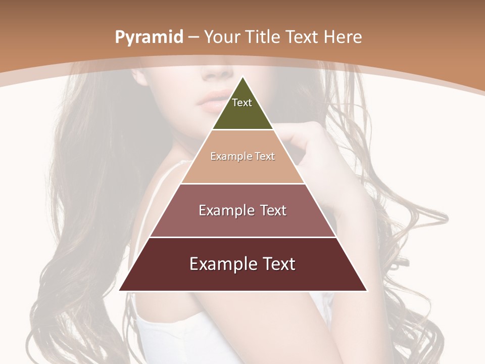 Caucasian Long Fashion PowerPoint Template