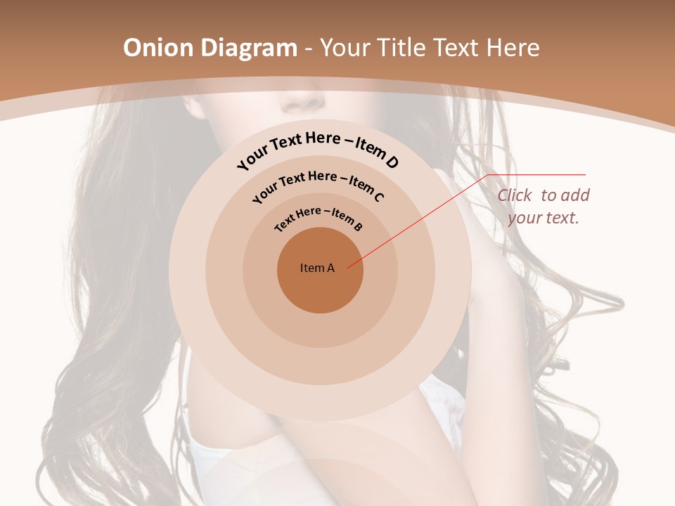 Caucasian Long Fashion PowerPoint Template