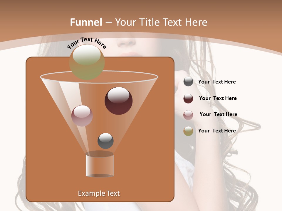 Caucasian Long Fashion PowerPoint Template