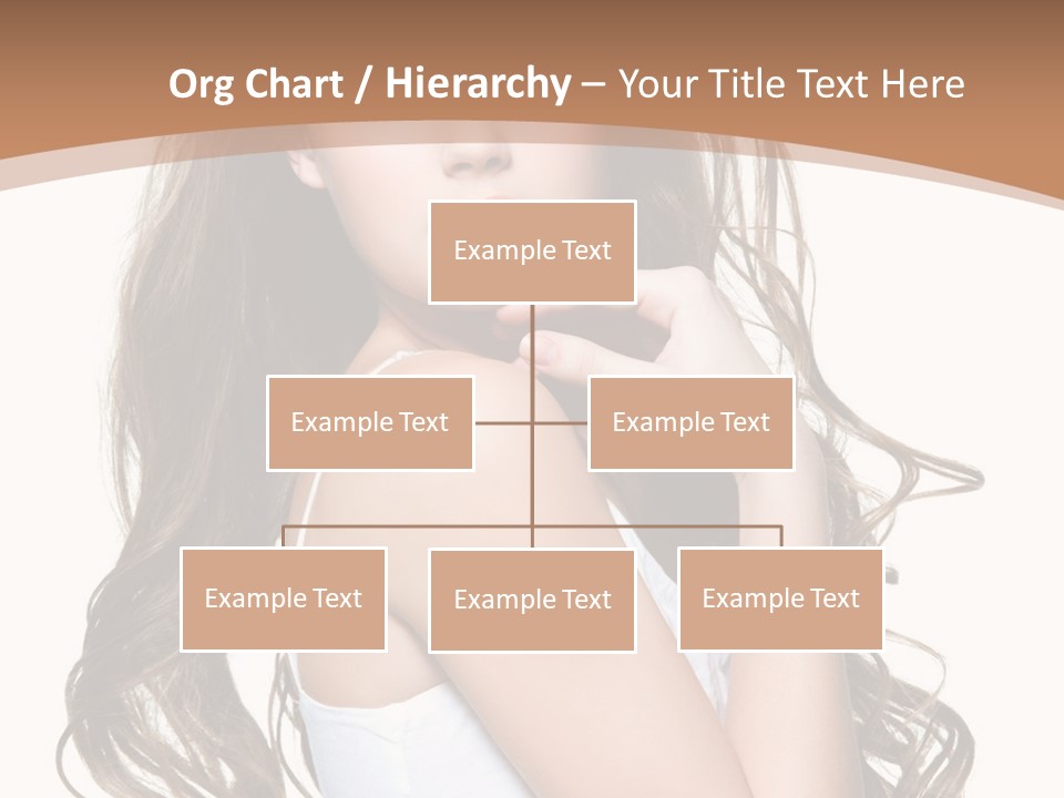 Caucasian Long Fashion PowerPoint Template