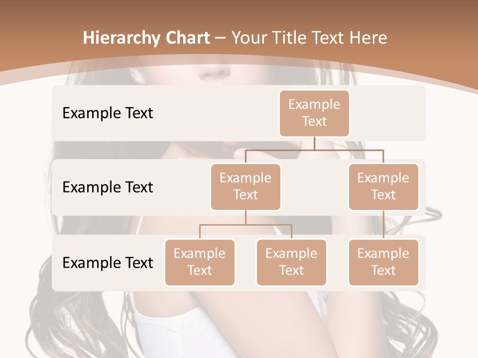 Caucasian Long Fashion PowerPoint Template