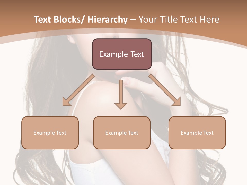 Caucasian Long Fashion PowerPoint Template