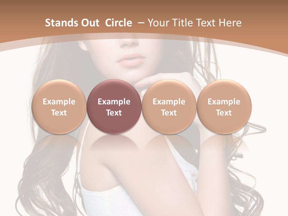 Caucasian Long Fashion PowerPoint Template