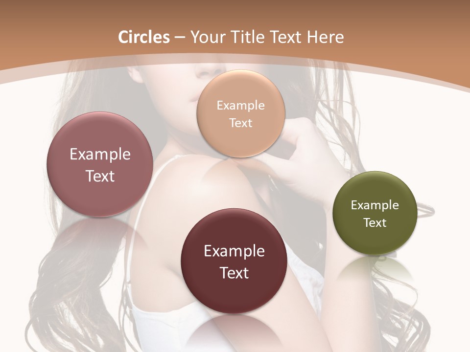 Caucasian Long Fashion PowerPoint Template