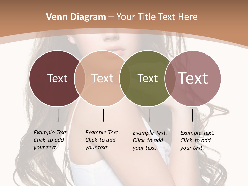 Caucasian Long Fashion PowerPoint Template