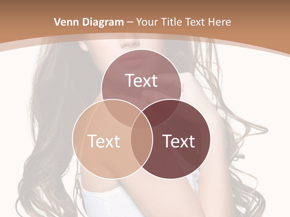 Caucasian Long Fashion PowerPoint Template