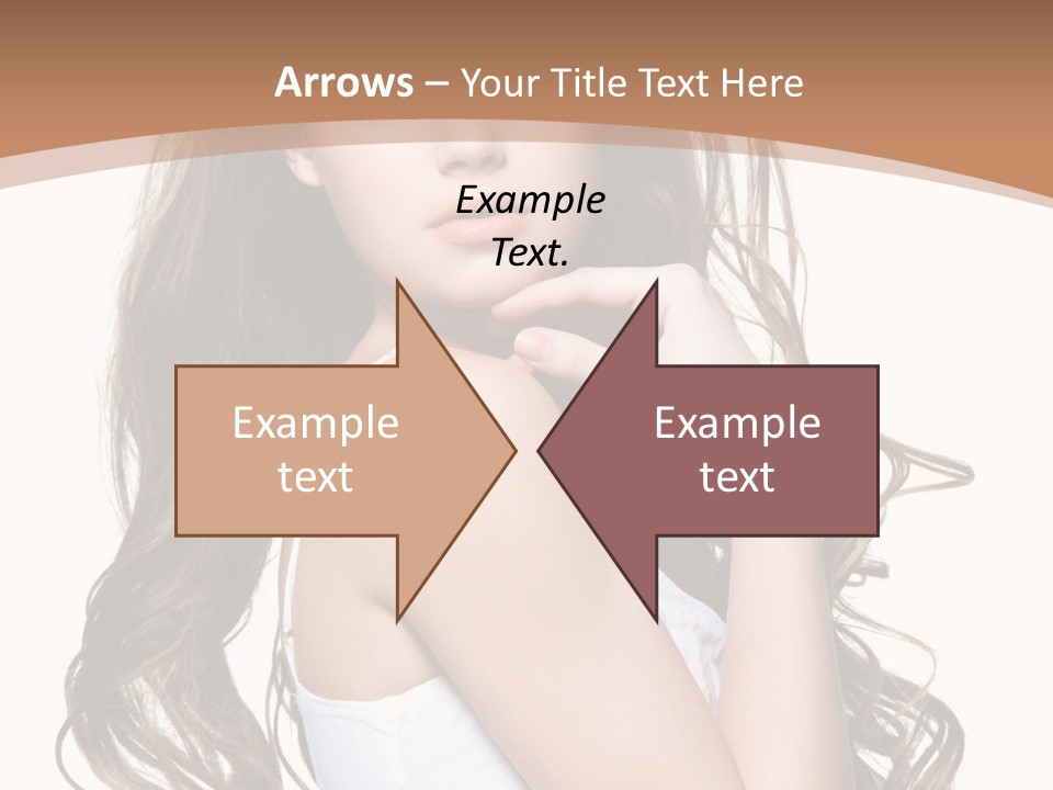 Caucasian Long Fashion PowerPoint Template