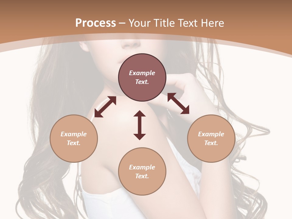 Caucasian Long Fashion PowerPoint Template