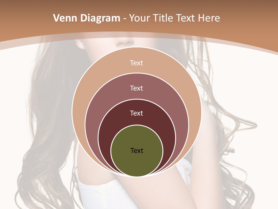 Caucasian Long Fashion PowerPoint Template