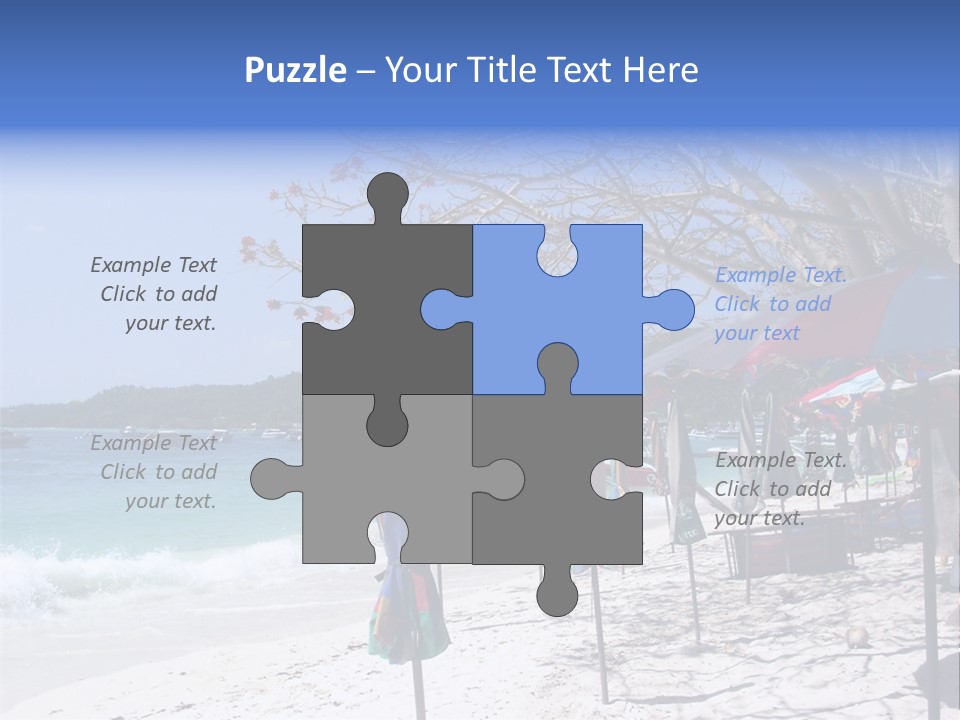 Wave Sea Exotic PowerPoint Template