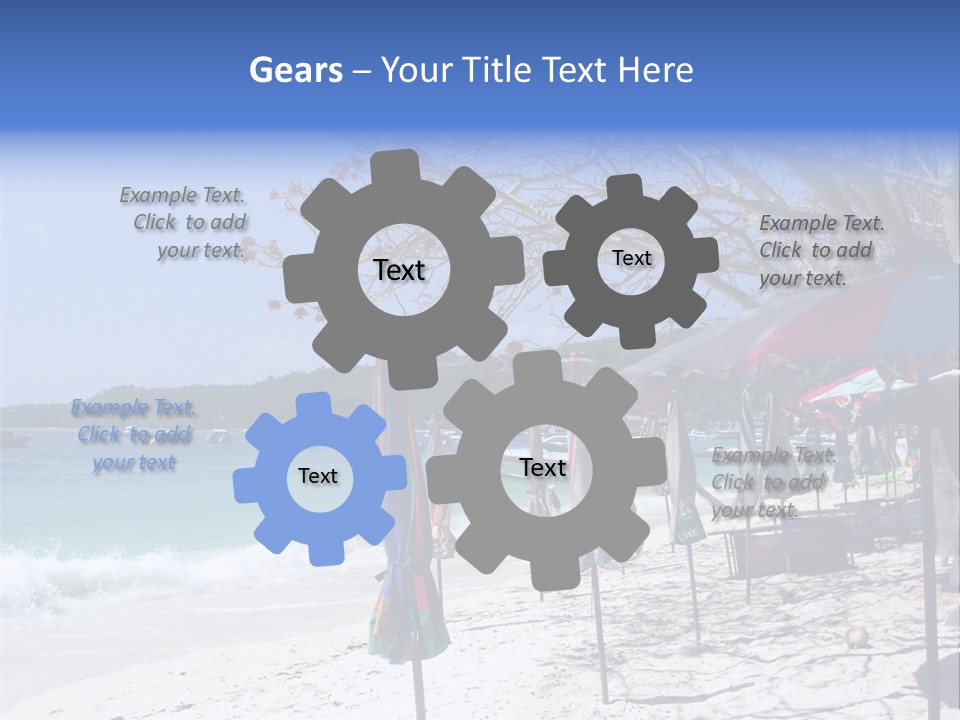 Wave Sea Exotic PowerPoint Template