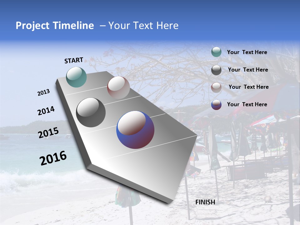 Wave Sea Exotic PowerPoint Template