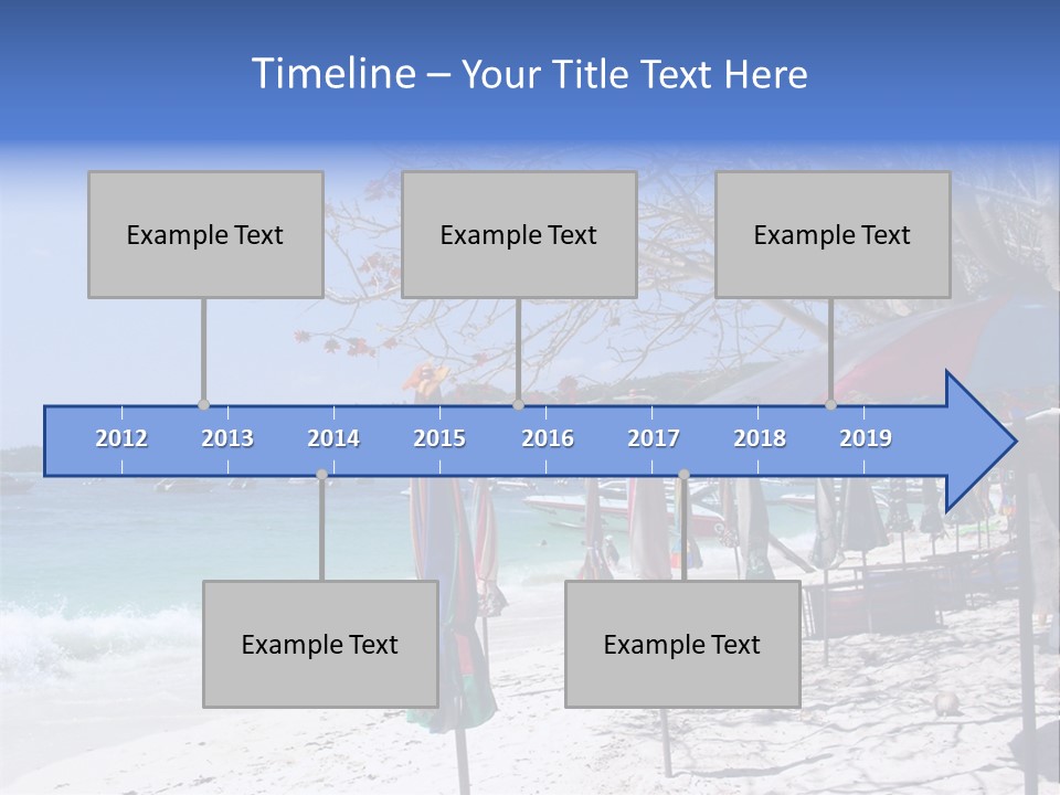 Wave Sea Exotic PowerPoint Template