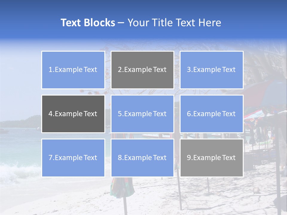 Wave Sea Exotic PowerPoint Template