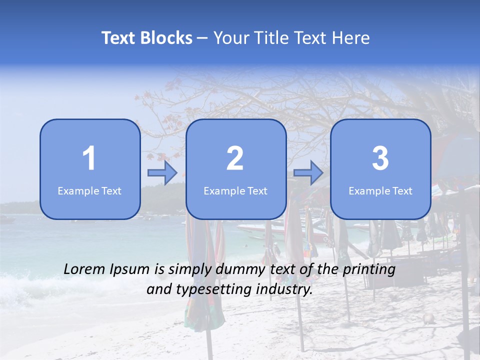 Wave Sea Exotic PowerPoint Template