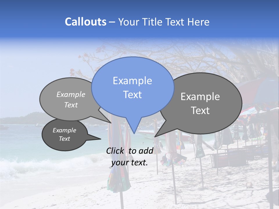 Wave Sea Exotic PowerPoint Template