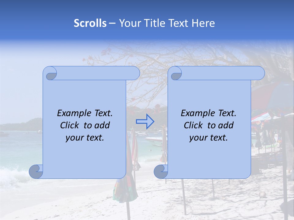 Wave Sea Exotic PowerPoint Template