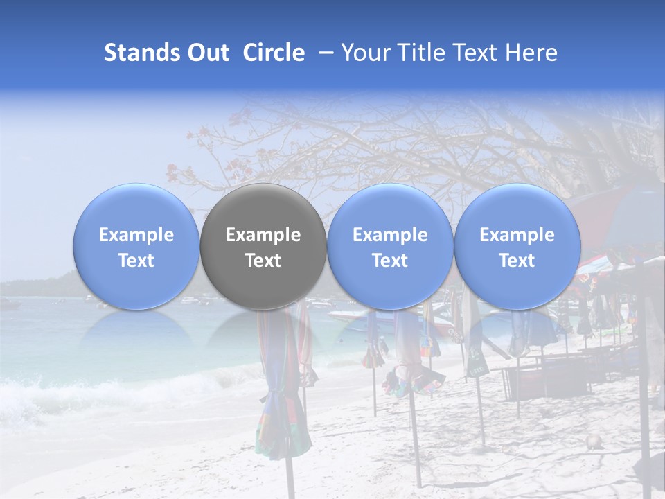 Wave Sea Exotic PowerPoint Template