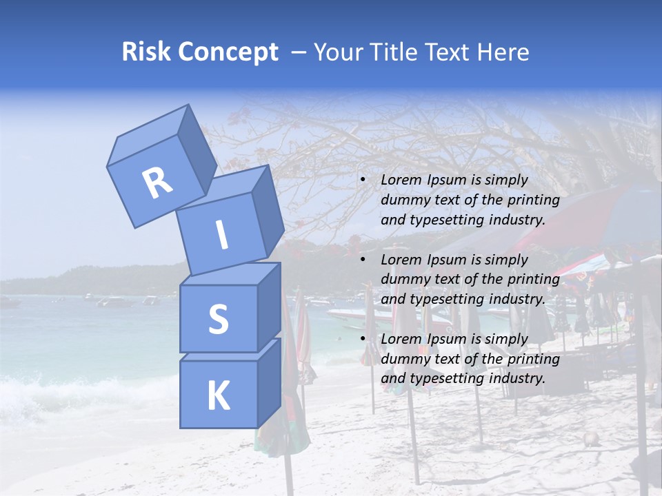 Wave Sea Exotic PowerPoint Template