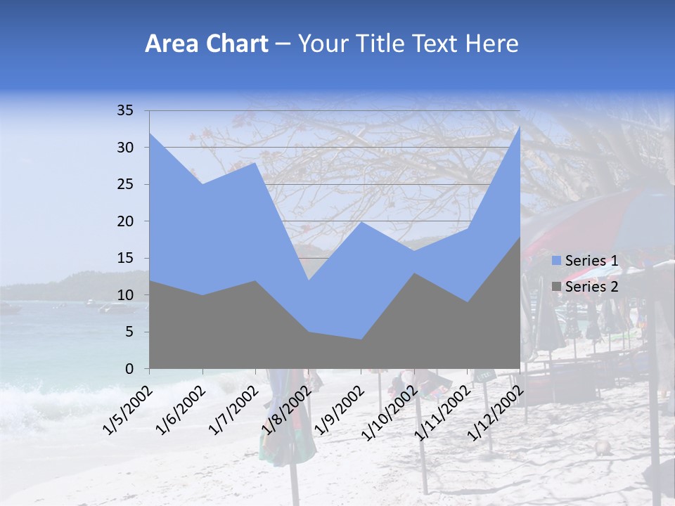 Wave Sea Exotic PowerPoint Template
