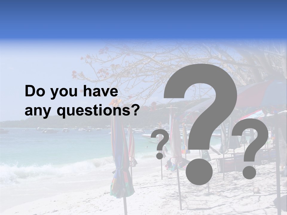 Wave Sea Exotic PowerPoint Template