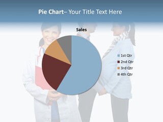 A Group Of Doctors Standing Next To Each Other PowerPoint Template