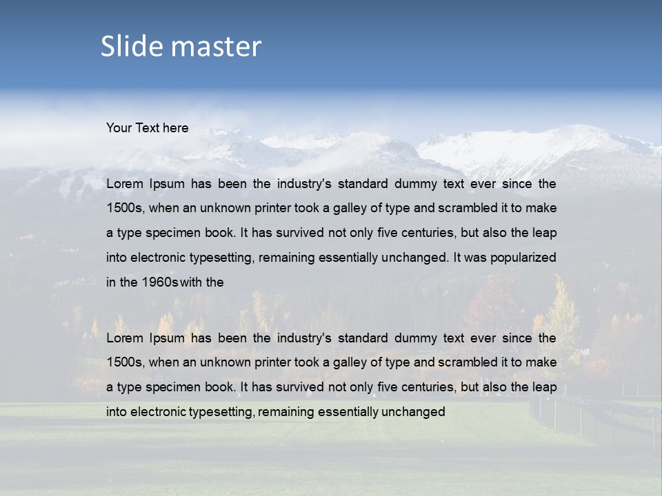 Summer Outdoor Agriculture PowerPoint Template