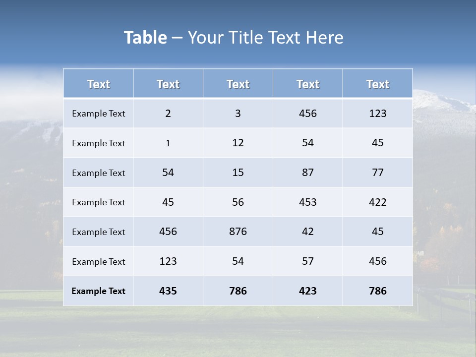 Summer Outdoor Agriculture PowerPoint Template