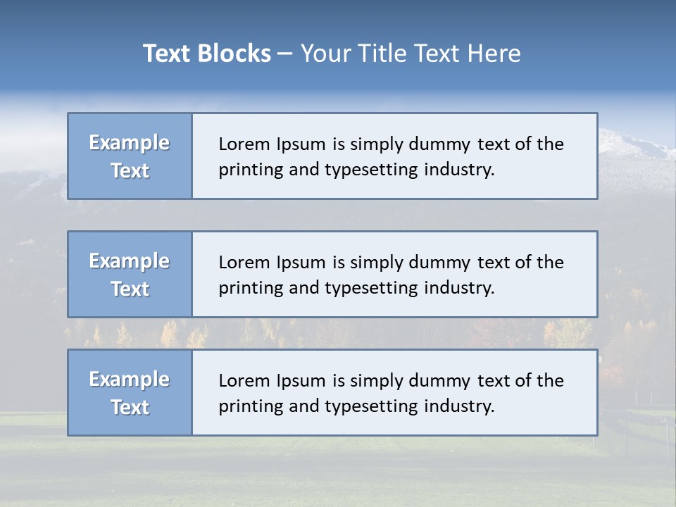 Summer Outdoor Agriculture PowerPoint Template