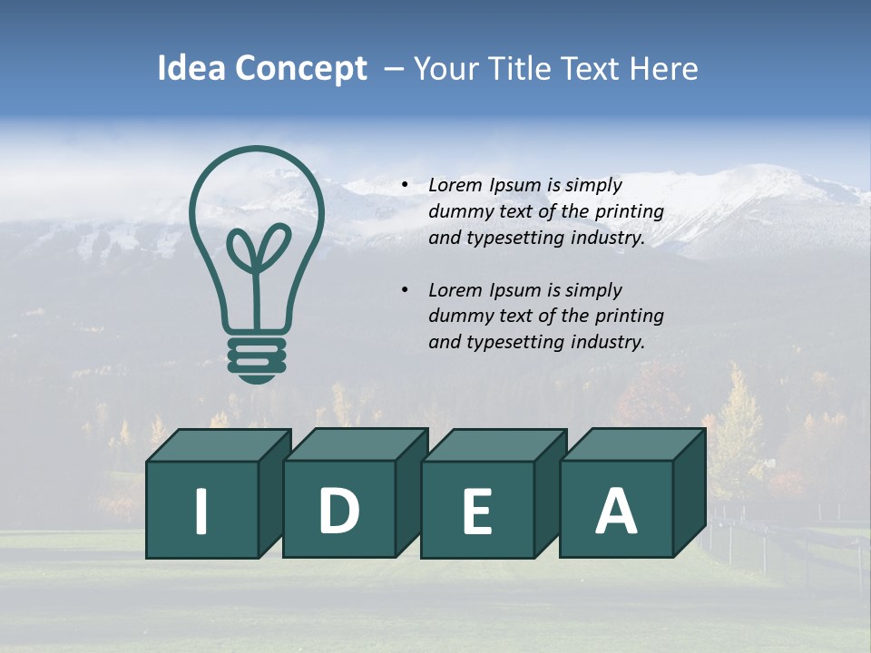 Summer Outdoor Agriculture PowerPoint Template