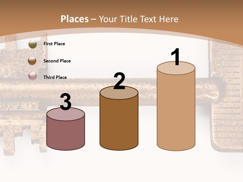 Monochrome Blank Striped PowerPoint Template