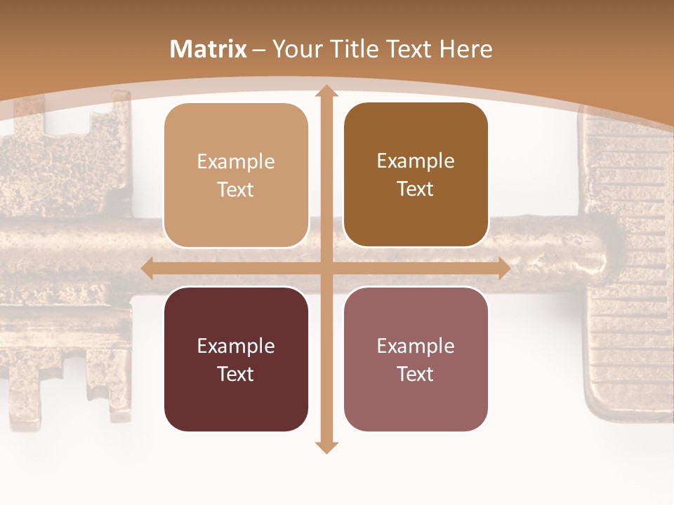 Monochrome Blank Striped PowerPoint Template