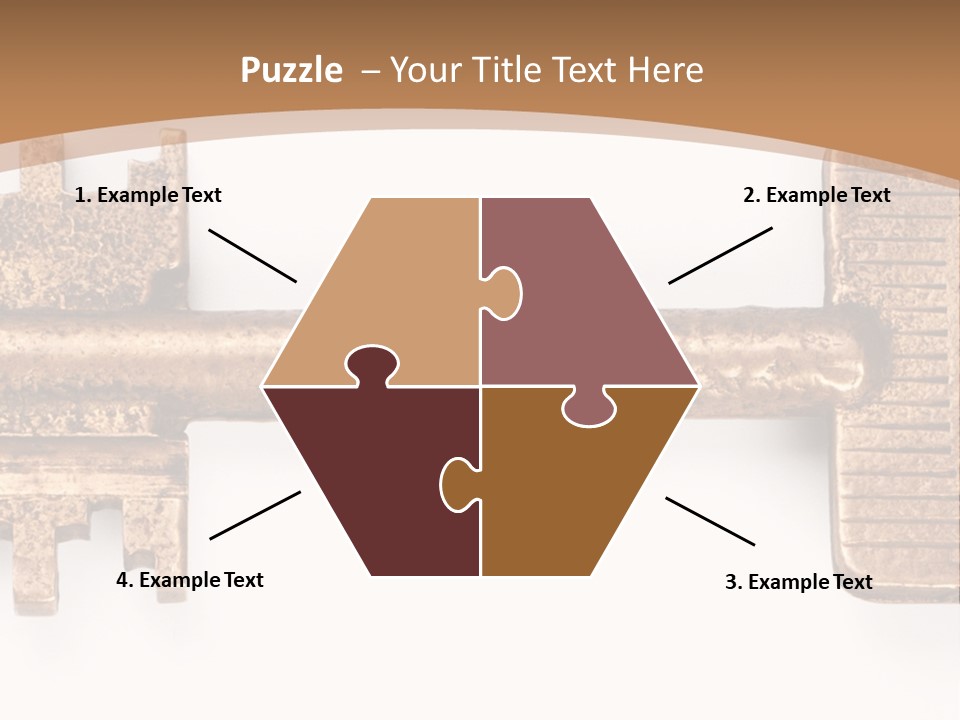 Monochrome Blank Striped PowerPoint Template